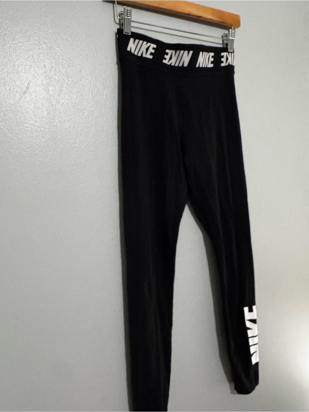 Nike Black Women Logo High waisted Waistband & Leggings